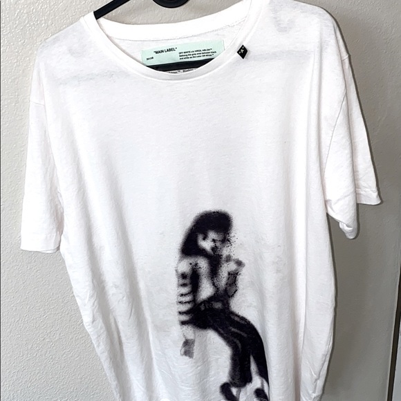off white michael jackson tee